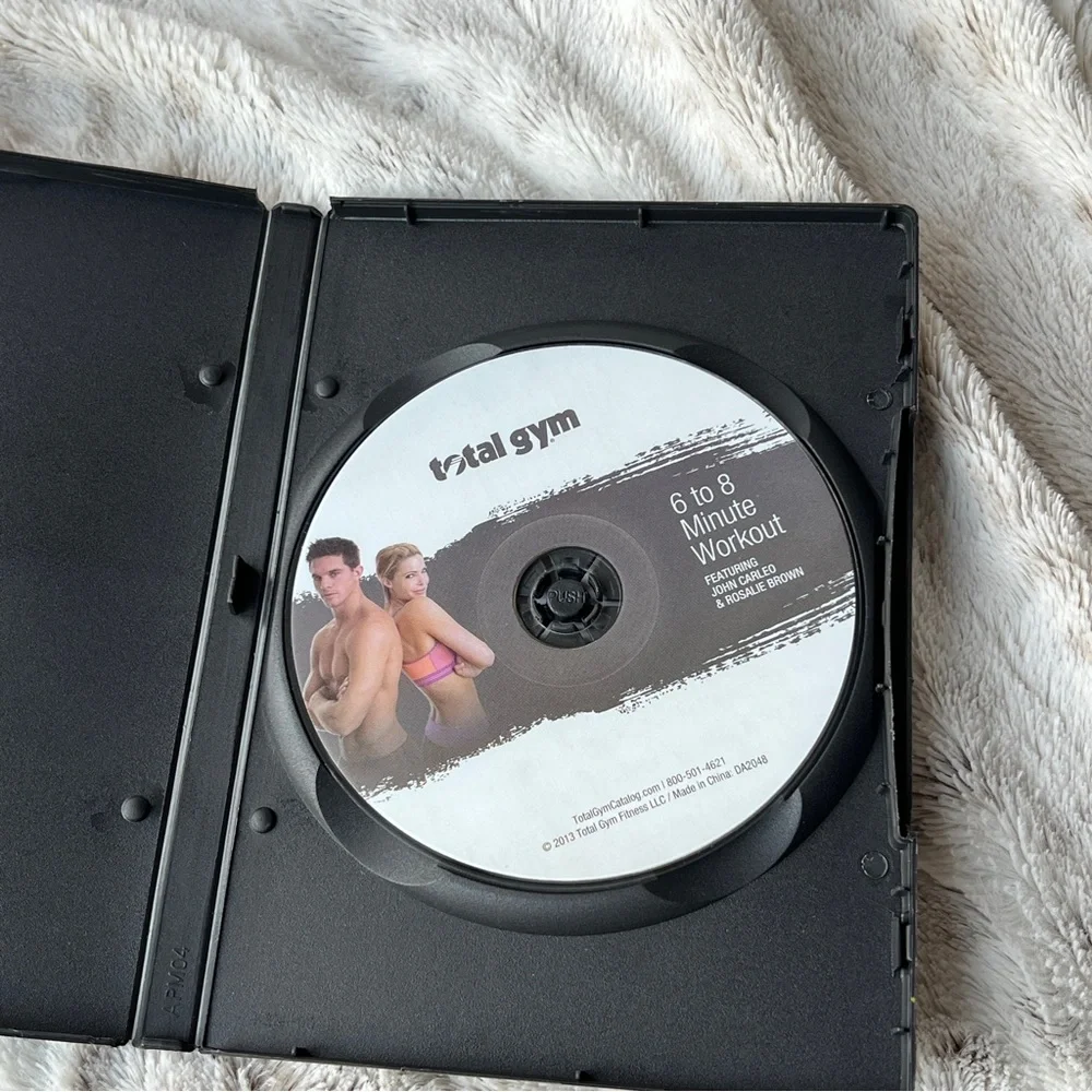 Total Gym Workout DVD Set 3 piece like new excellent condition